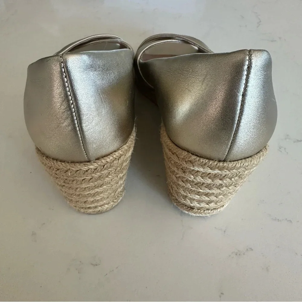 Jack Rogers Palmer Crisscross Wedge Espadrille size: 7